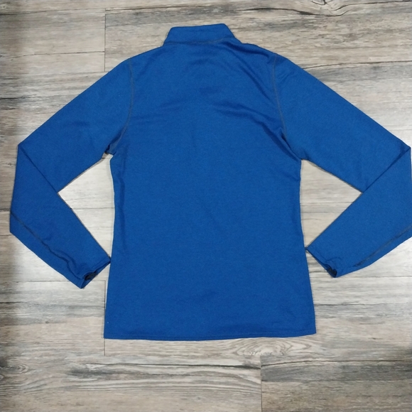 Patagonia Capilene 2 Lightweight 1/4 Zip Neck Shirt Mens Size S Blue Baselayer - Picture 3 of 7
